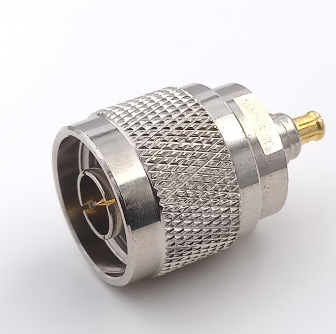 Nickel Plated RF Coaxial Connectors RF DC 6GHz N Type Male To MCX Male