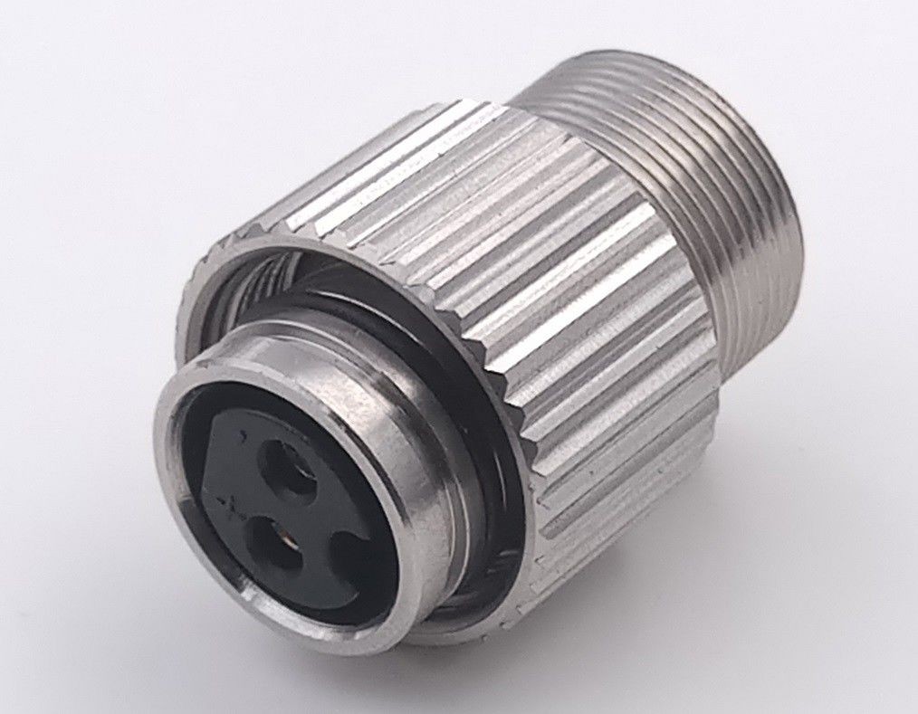 M16 Circular Electrical Connectors  IP68 Two Pin Female Connector